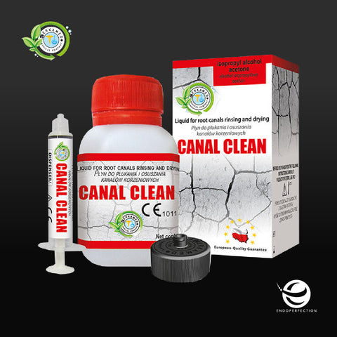 Image of Cerkamed Canal Clean Isopropyl Alcohol Root Canal Rinsing and Drying Liquid. Endodontic Irrigation & Disinfection