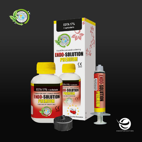 Image of Cerkamed Endo Solution Premium 17% EDTA Root Canal Widening Liquid. Endodontic Irrigation & Disinfection