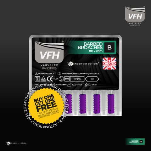 Barbed Broaches | VaryFlex SSt Non-Sterile Hand File