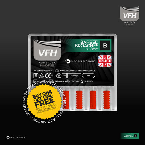 Barbed Broaches | VaryFlex SSt Non-Sterile Hand File