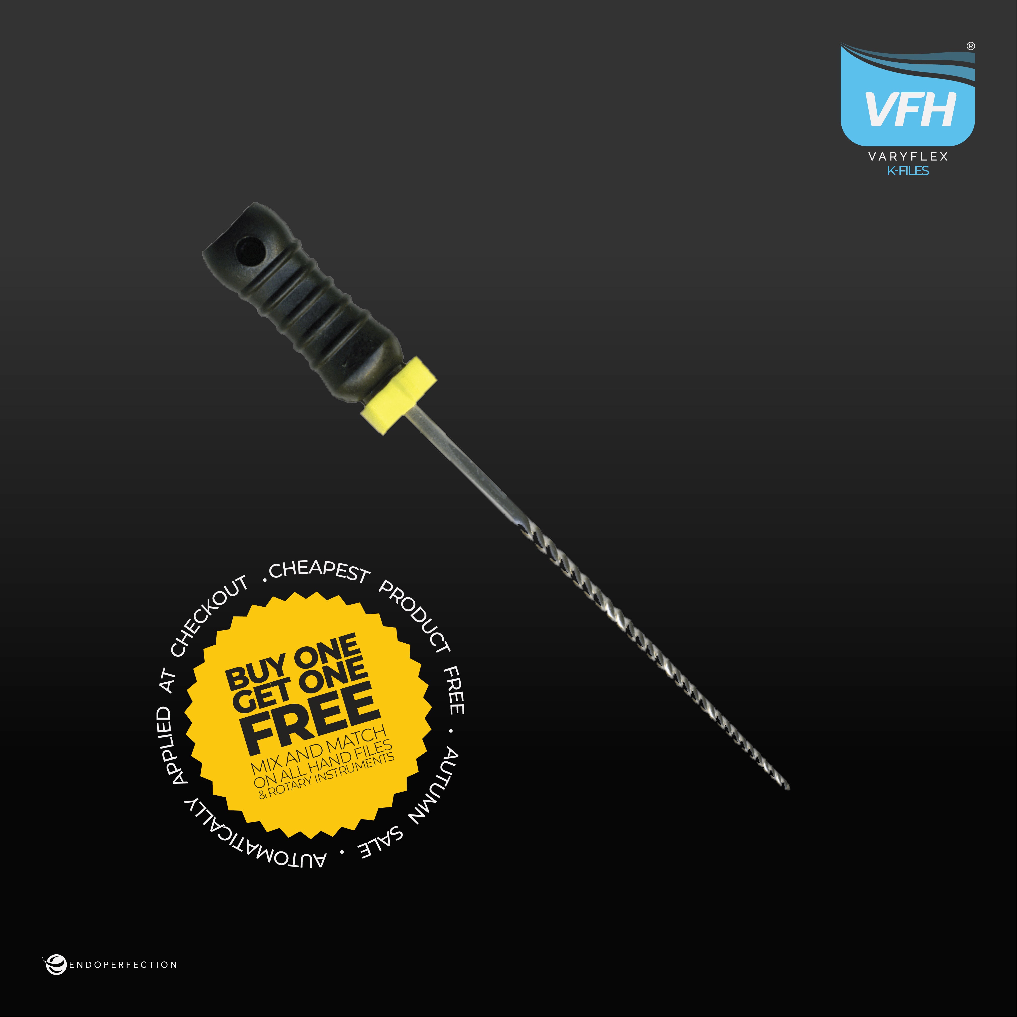 K-Files | VaryFlex SSt Sterile Hand File | Endoperfection