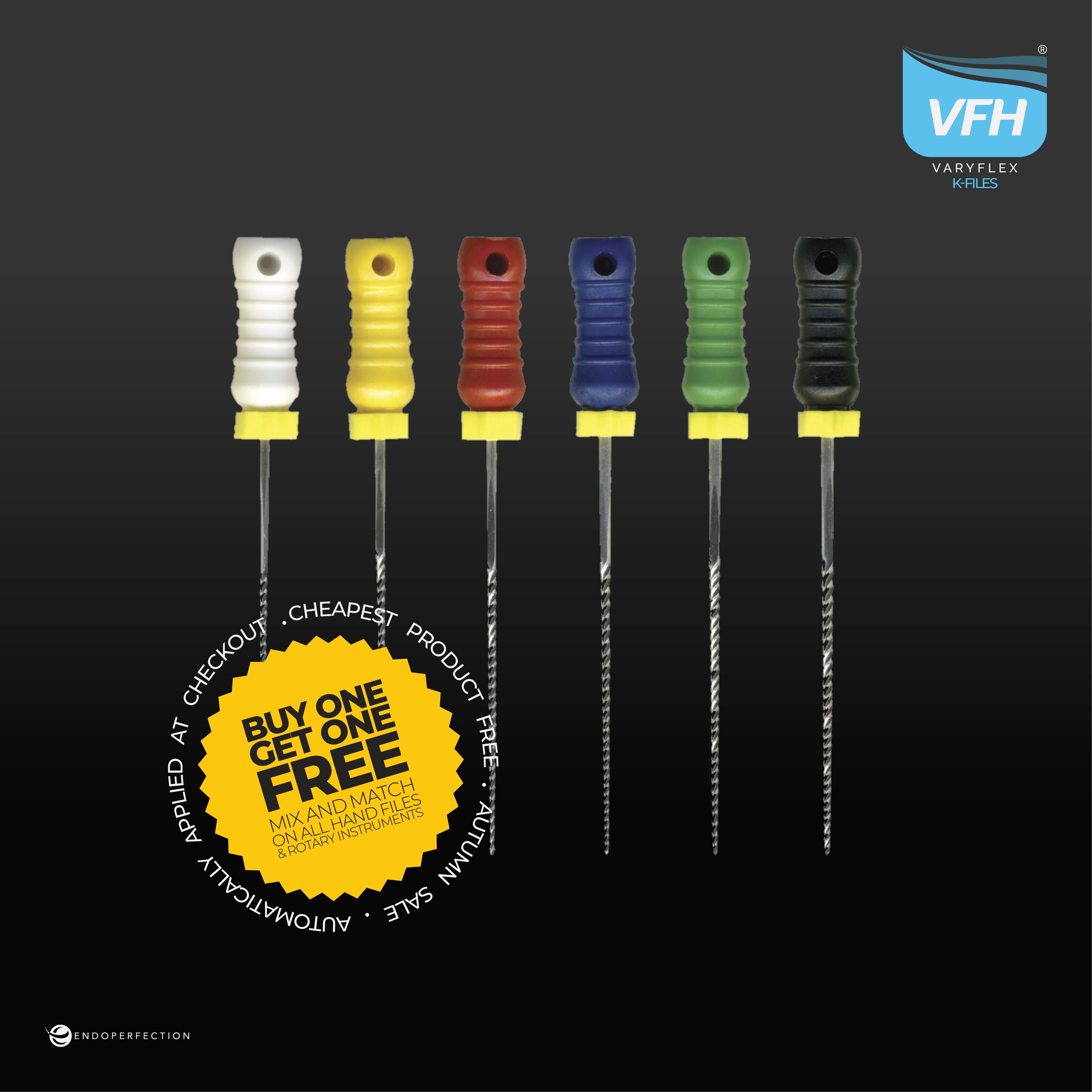 Slim Hand File Using For Post Router K-Files | VaryFlex SSt Sterile Hand File | Endoperfection