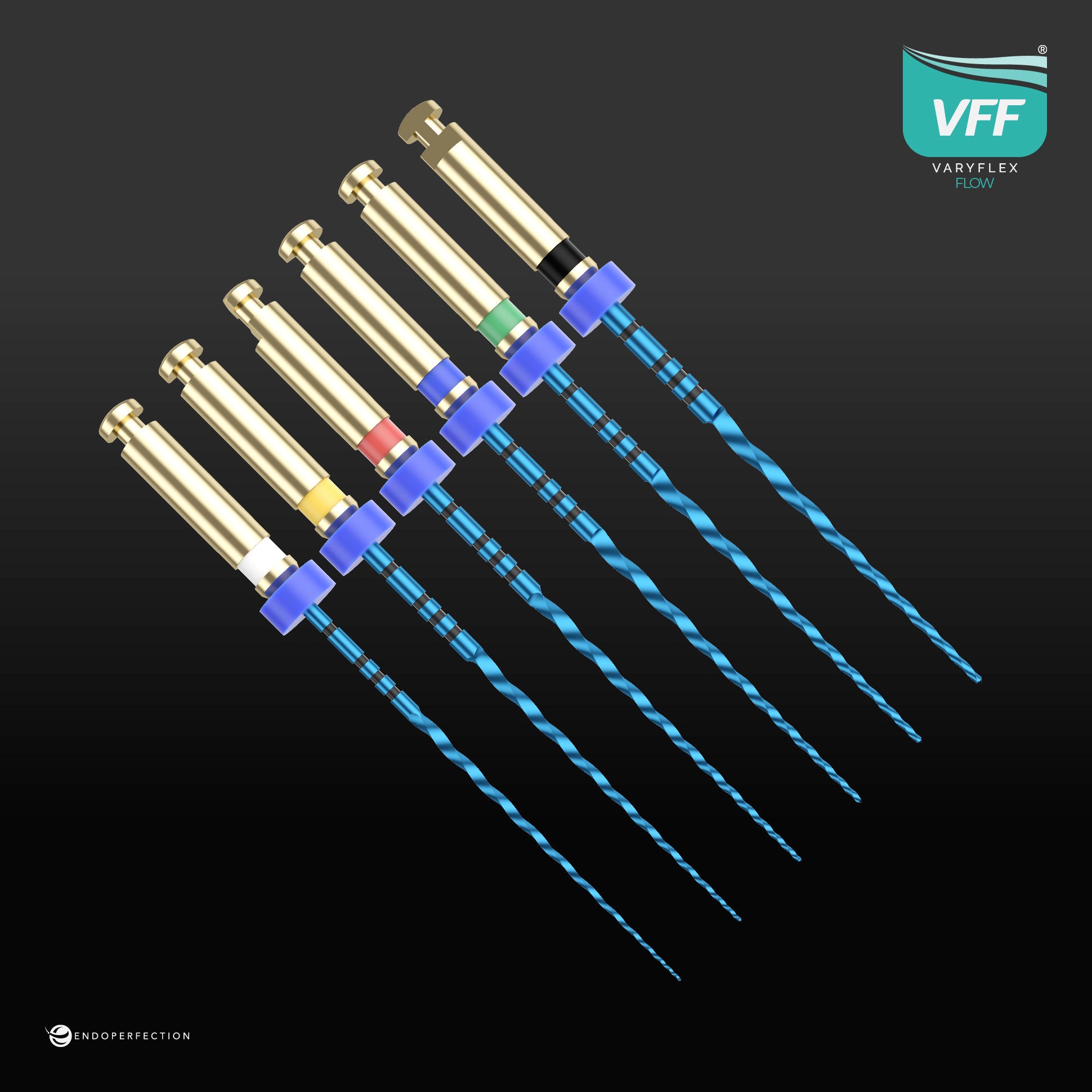 Roarty File Machine VaryFlex VFF Flow | Sterile Constant Taper Rotary File | Endoperfection