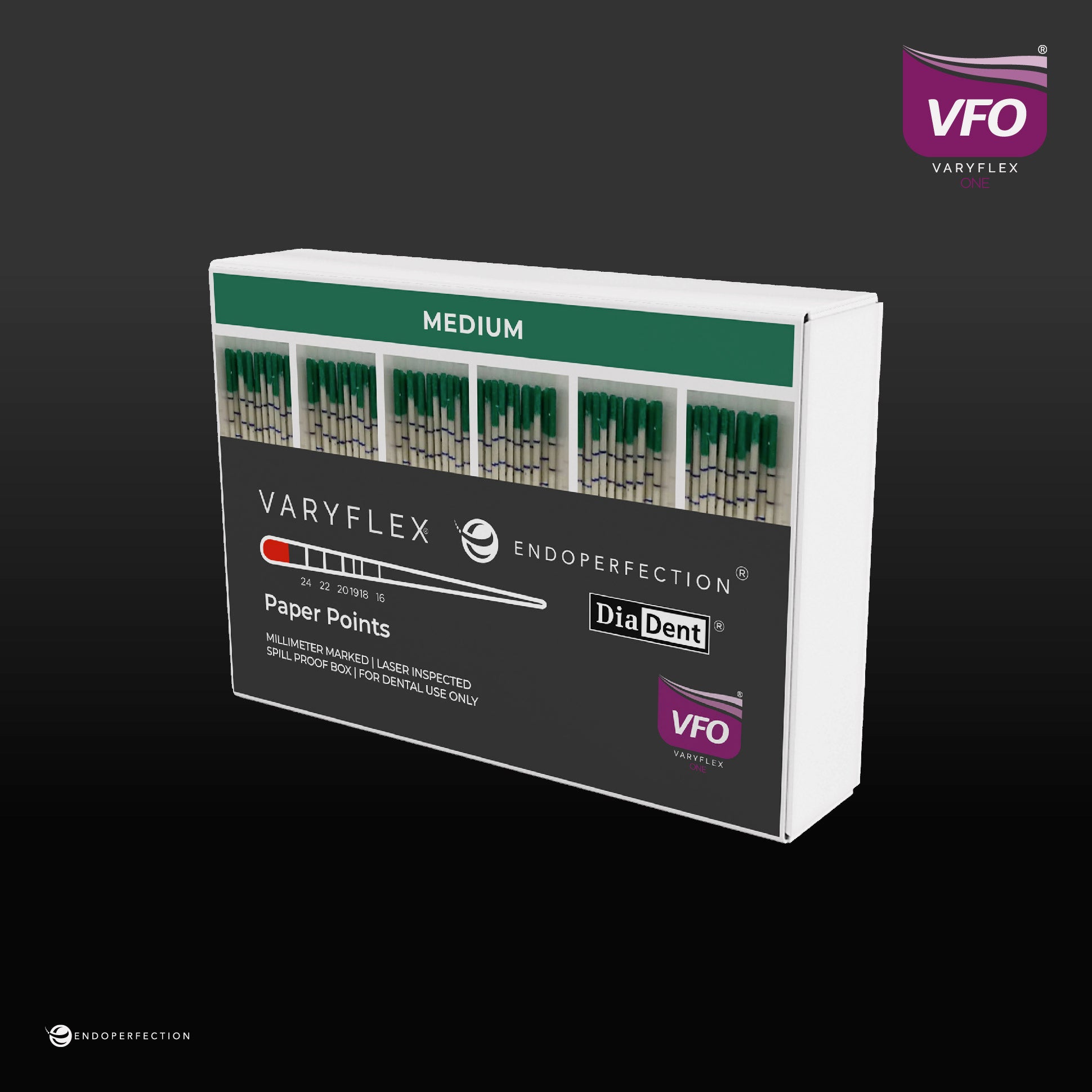 DiaDent Matching Paper Points For VaryFlex VFO One | Endoperfection