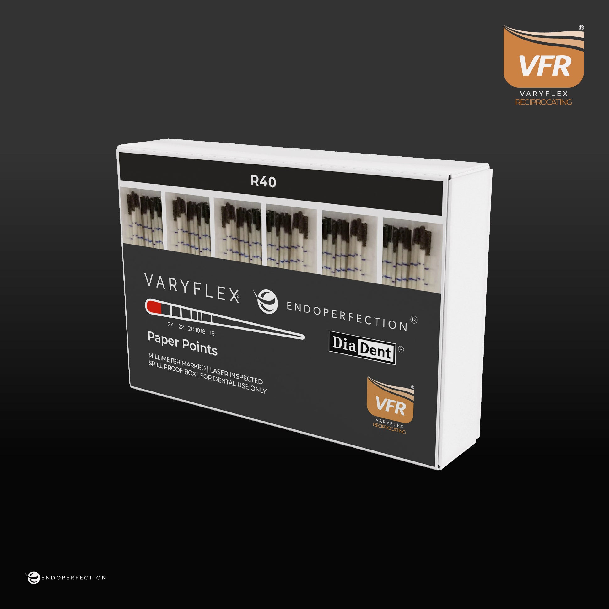DiaDent Matching Paper Points For VaryFlex VFR Reciprocating diadent-matching-paper-points-for-varyflex-vfr-reciprocating