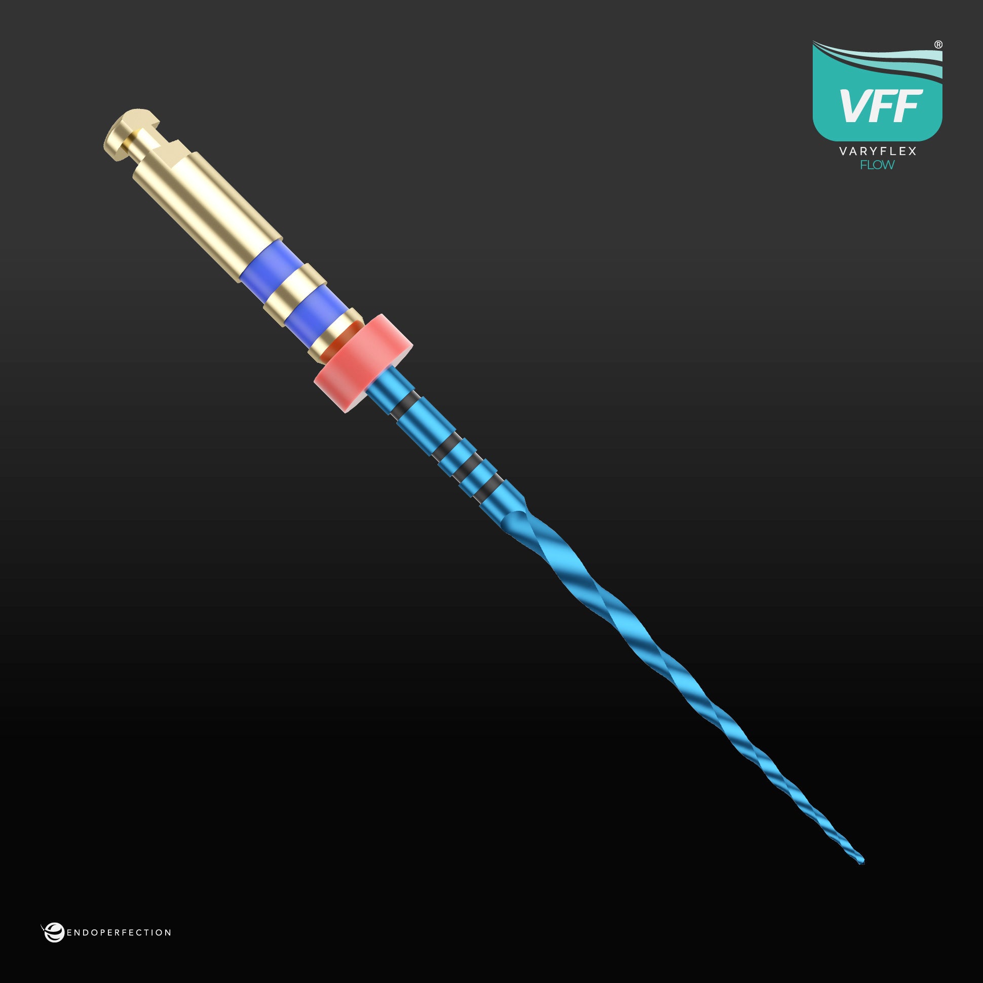 Dentsply Tulsa Dental Vortex Blue Rotary Files - 21, 25, 30mm Taper, 30 Files Per Pack (Swiss Made)